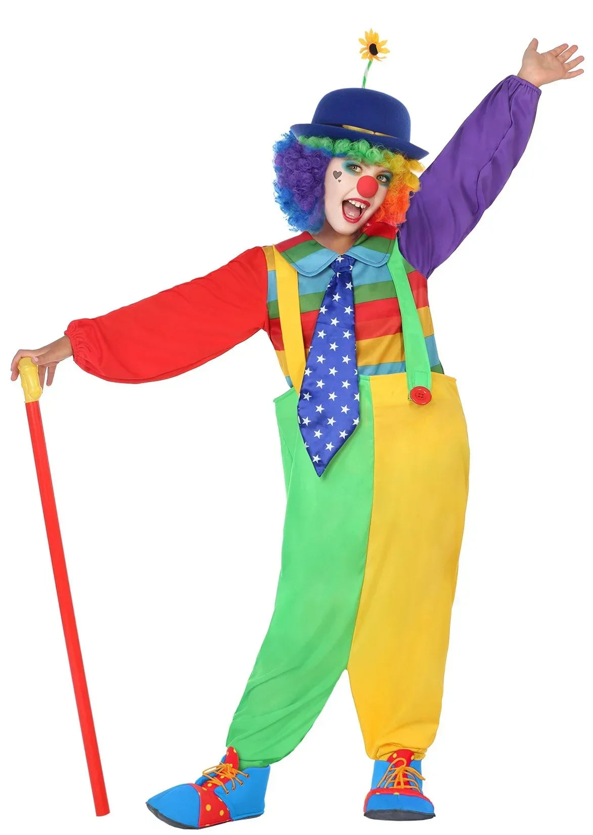 Disfraces para Grupo de Payasos Multicolor Payaso Disfraces Simon